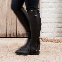Produktbild von Dy'on Pro Minichaps aus Kunstleder Schwarz wasserabweisend Unisex