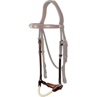 Produktbild von Dy'on Reithalfter aus Seil für Ponys in Braun