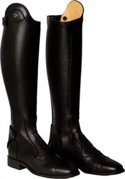 Dy'on Reitstiefel Slim aus Leder mit Schnürung Schwarz Unisex Größe L – Bild 1 von 2
