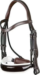 Produktbild von Dy'on Sättelzüge für Pferde aus Leder mit Innenfutter Braun Größe L