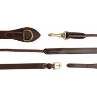Produktbild von Dy'on Schlaufzügel aus Leder und Kordel Braun
