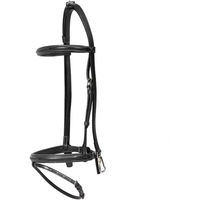Produktbild von Dy'on Trainingstrense Working für Warmblut aus Leder in Schwarz