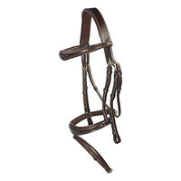 Produktbild von Dy'on Trense Collection Anatomic Kombinierte Nasenstrense aus Leder für Warmblut Pferde in Braun