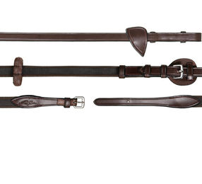 Dy´on Verstellbare Lederzügel Braun für Pferde Anfängerzügel – Bild 1 von 3