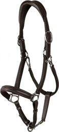 Dy'on Working Collection 2 in 1 Transport- und Stallhalfter aus Leder für Warmblut in Braun – Bild 1 von 2