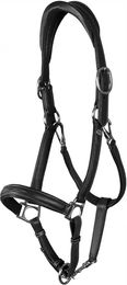 Dy'on Working Collection 2 in 1 Transport- und Stallhalfter aus Leder in Schwarz für Pferde – Bild 1 von 2