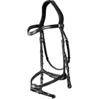 Produktbild von Dy'on X-Fit Anatomische Trense New English Collection aus Leder Schwarz Full