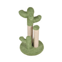 Produktbild von dynamic24 Kaktus Katzen Kratzbaum aus Sisal in Beige und Grün