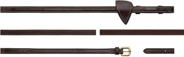 Produktbild von Dyon 12 Hunter Zügel D Collection Leder für Warmblut in Schwarz oder Braun