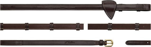 Dyon 58 Hunter Zügel D Collection mit 7 Lederstegen für Ponys aus Leder – Bild 1 von 1
