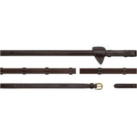 Produktbild von Dyon 58 Hunter Zügel D Collection mit 7 Lederstegen für Ponys aus Leder