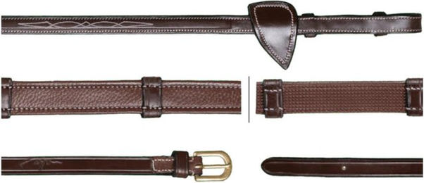 Dyon 58 Jagdzügel US Collection aus Leder in Braun 16 mm – Bild 1 von 1