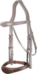 Produktbild von Dyon Anatomischer Nasenriemen aus Leder Jumping Collection für Ponys