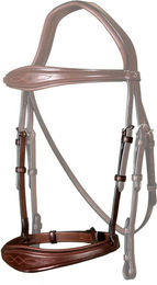 Dyon Anatomischer Nasenriemen aus Leder ohne Sperrriemen Braun Warmblut Extra – Bild 1 von 1