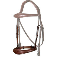 Produktbild von Dyon Anatomischer Nasenriemen aus Leder ohne Sperrriemen Braun Warmblut Extra