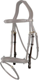 Produktbild von Dyon DCollection Backenstücke aus Leder für Warmblut in Braun