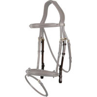 Produktbild von Dyon DCollection Backenstücke aus Leder für Warmblut in Braun