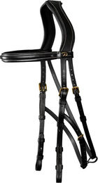Produktbild von Dyon DCollection Hackamore Trense aus Leder für Ponys in Braun oder Schwarz