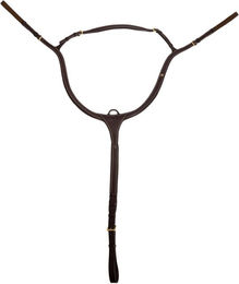 Dyon DCollection Leder Vorderzeug mit langer Brücke für Pferde – Bild 1 von 3