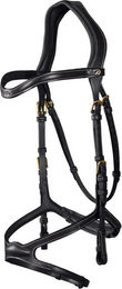 Dyon DCollection XFit Trense aus Leder für Pferde in Schwarz Cob – Bild 1 von 3