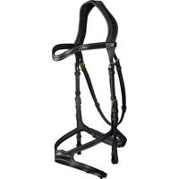 Produktbild von Dyon DCollection XFit Trense aus Leder für Pferde in Schwarz Cob