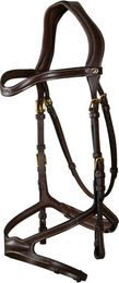Produktbild von Dyon DCollection XFit Trense aus Leder für Ponys in Schwarz oder Braun