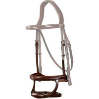 Produktbild von Dyon Doppelnasenriemen New English Collection aus Leder Schwarz für Warmblut Extra