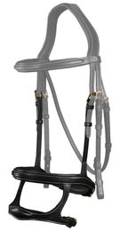 Produktbild von Dyon Doppelreithalfter B6317 aus Leder in Schwarz