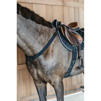 Produktbild von Dyon elastisches Vorderzeug NEC aus Leder für Warmblut in Schwarz