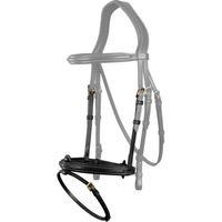 Produktbild von Dyon Flash Nasenriemen D Collection aus Leder für Pferde in Schwarz