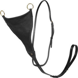 Produktbild von Dyon Geschlossene Elastische Martingal aus Leder für Ponys in Schwarz
