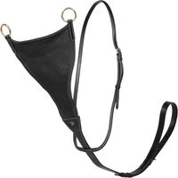 Produktbild von Dyon Geschlossene Elastische Martingal aus Leder für Ponys in Schwarz