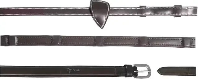 Dyon Gummizügel Dyon 58 mit 8 Stegen 16 mm Braun für Warmblut – Bild 1 von 2