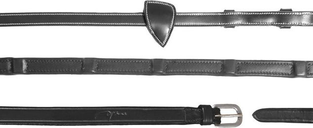 Dyon Gummizügel Dyon 58 mit 8 Stegen 16 mm Schwarz für Warmblut – Bild 1 von 2