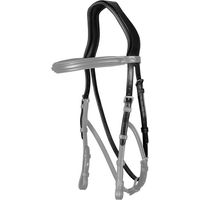 Produktbild von Dyon Hackamore Kopfstück New English Collection aus Leder für Ponys in Braun oder Schwarz