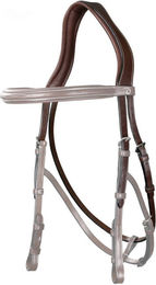 Dyon Hackamore Kopfstück US Collection aus Leder in Schwarz für Warmblut – Bild 1 von 1