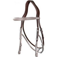 Produktbild von Dyon Hackamore Kopfstück US Collection aus Leder in Schwarz für Warmblut Extra