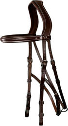 Dyon Hackamorezaum US Collection aus Leder für Ponys in Schwarz – Bild 1 von 5