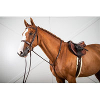 Produktbild von Dyon Hunter Collection festes Martingal aus Leder in Schwarz Xfull