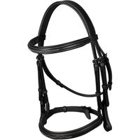 Produktbild von Dyon Hunter Collection Trense mit englischem Reithalfter aus Leder in Schwarz Xfull