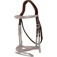 Produktbild von Dyon Kopfstück mit Kehlriemen New English Collection aus Leder in Braun für Ponys