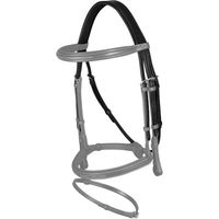 Produktbild von Dyon Kopfstück US Collection aus Leder mit 3 Riemen und abnehmbarem Kehlriemen Braun XL