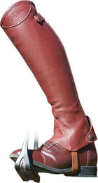 Produktbild von Dyon Kurzchaps Comfort aus Leder in Braun