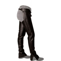 Produktbild von Dyon Leder Chaps lang wasserabweisend XXL in Braun oder Schwarz