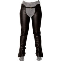 Produktbild von Dyon Lederchaps lang schwarz wasserabweisend Größe XS
