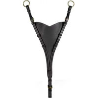 Produktbild von Dyon Martingalgabel Soft Bib aus Leder für Pferde Schwarz