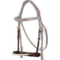 Produktbild von Dyon Nasenriemen mit Seil D Collection aus Leder Schwarz für Warmblut Extra