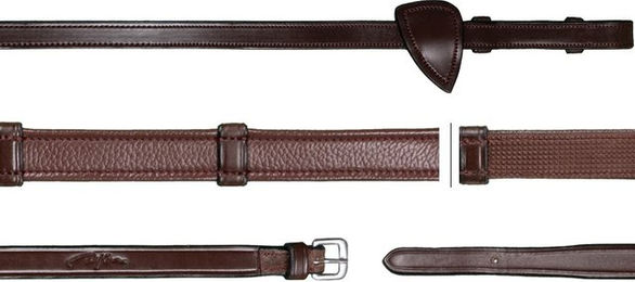 Dyon New English Collection Leder Jagdzügel für Ponys in Schwarz oder Braun – Bild 1 von 1