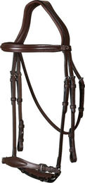 Dyon New English Collection Trense mit hannoverschem Reithalfter aus Leder für Ponys – Bild 1 von 3