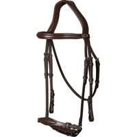 Produktbild von Dyon New English Collection Trense mit hannoverschem Reithalfter aus Leder für Ponys